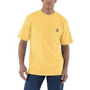 Carhartt Loose Fit Heavyweight Short Sleeve Pocket T Shirt Mens 4XL Yellow